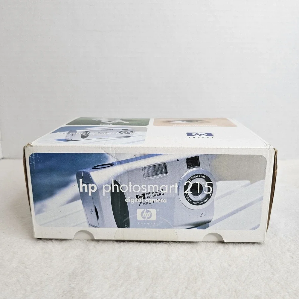 🖤Vintage HP PhotoSmart 215 1.3 MP Digital Camera With Box And Some Contents